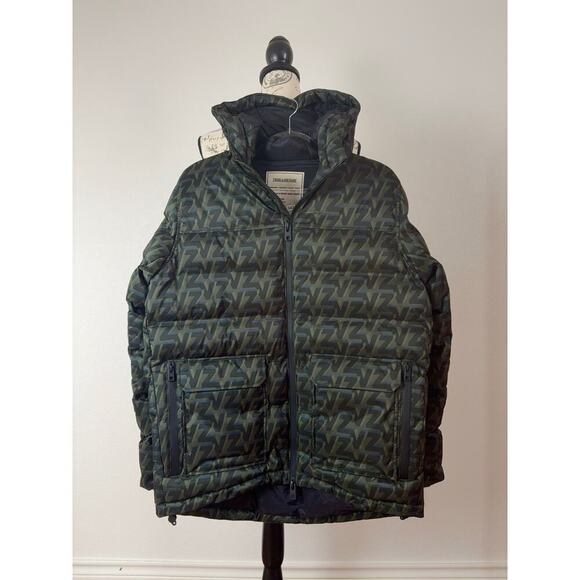 Zadig & Voltaire Puffer Jacket Womens Small Zendaya Style Streetwear Scandi - Picture 5 of 12